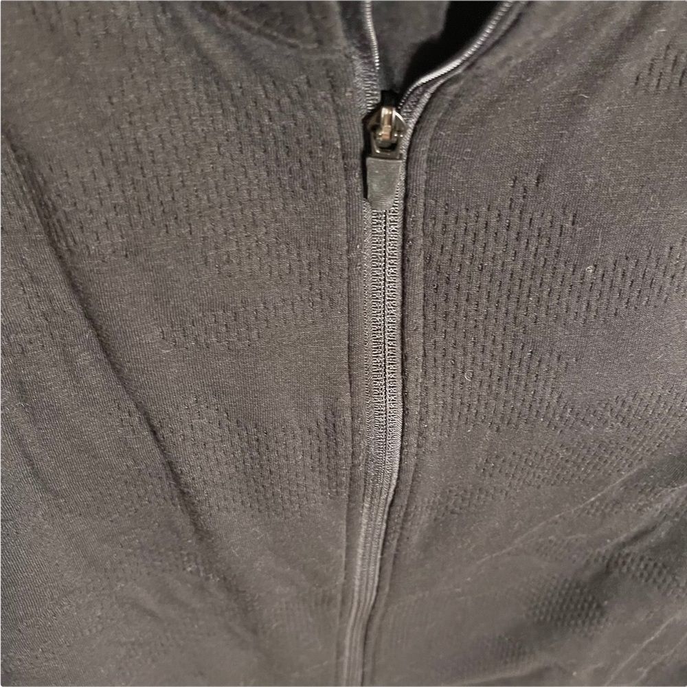 Champion Black Moisture Wicking Zip Up casual Athletic jacket - Picture 3 of 5